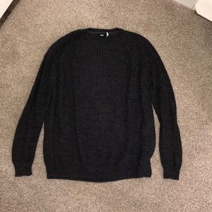 Grey knit sweater